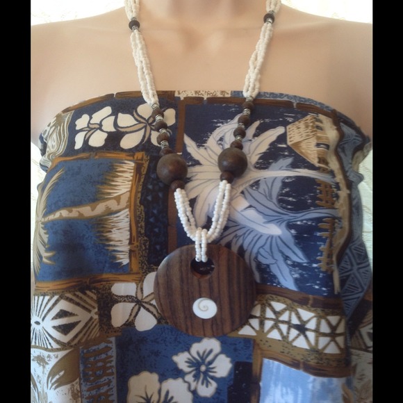 Bali coconut wood beads & coco beads necklace