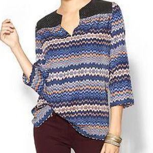 Sabine Boho Chevron Blouse