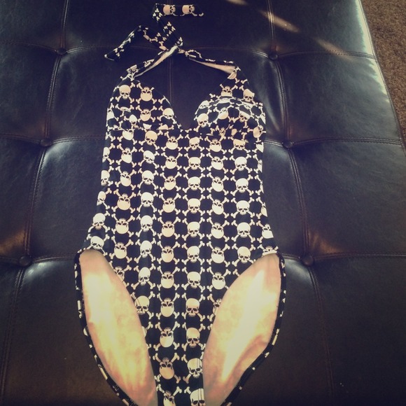 Skull bathing suit