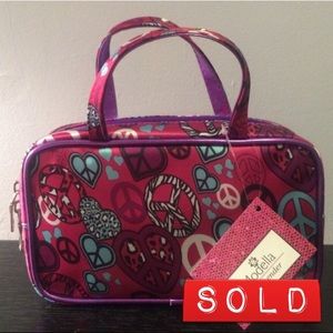 NWT Pink&Purple Peace Makeup Bag