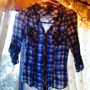 Forever 21 plaid button down shirt