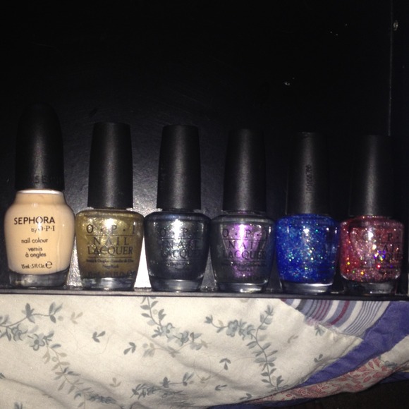6 OPI nail colors