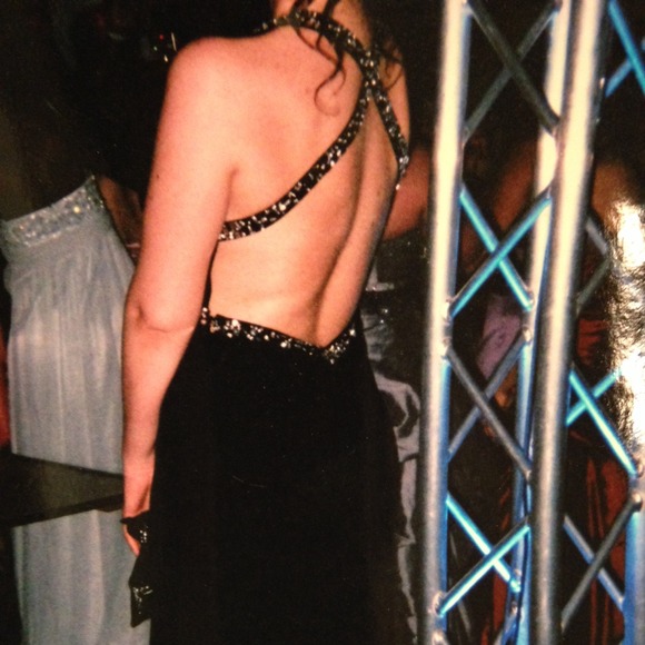 Sexy black dress