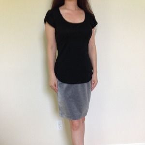 Silver Grey Chic Skirt - additional picture