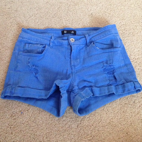High rise shorts