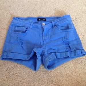High rise shorts
