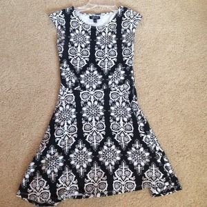 Pattern dress topshop