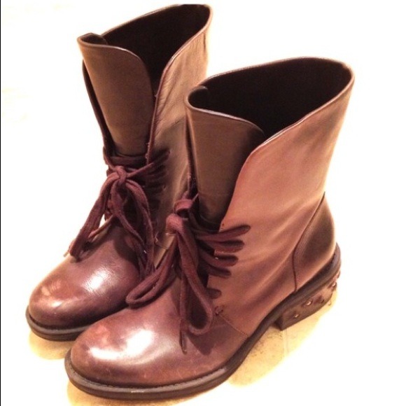 Calvin Klein Gwen Military Boots