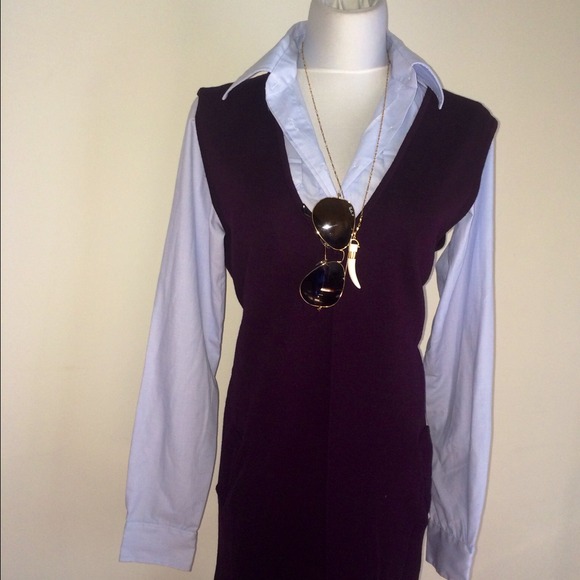 Vintage baby blue structured shirt!