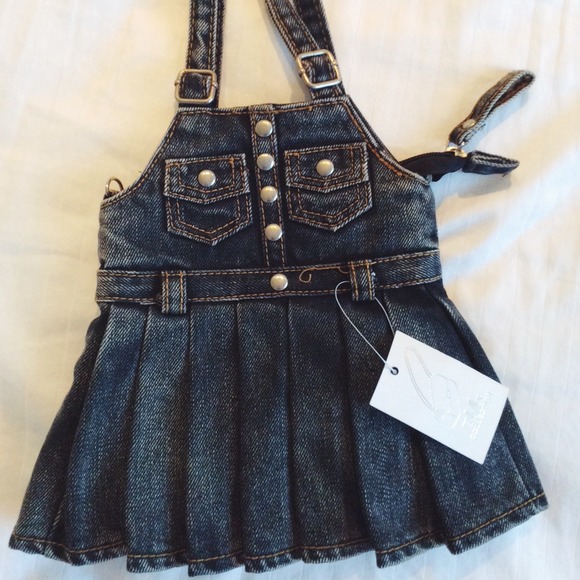 Denim dress handbag