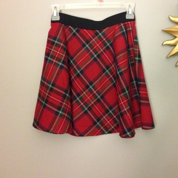 SOLD❌❌ Plaid circle skirt