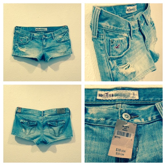 Reduced* NWT Hollister Co Distressed Shorts - 1