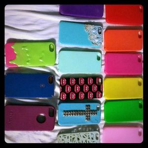 Iphone 5 Case- Silicone TOP ROW ONLY