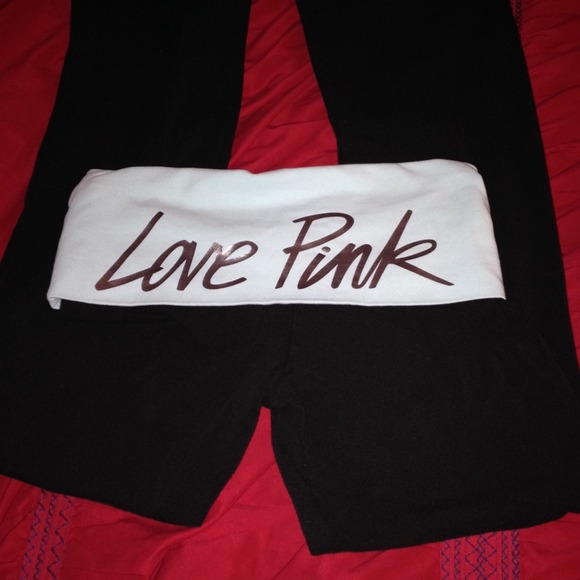 ❌Sold❌Victoria's Secret pink yoga pants! - Picture 2 of 3