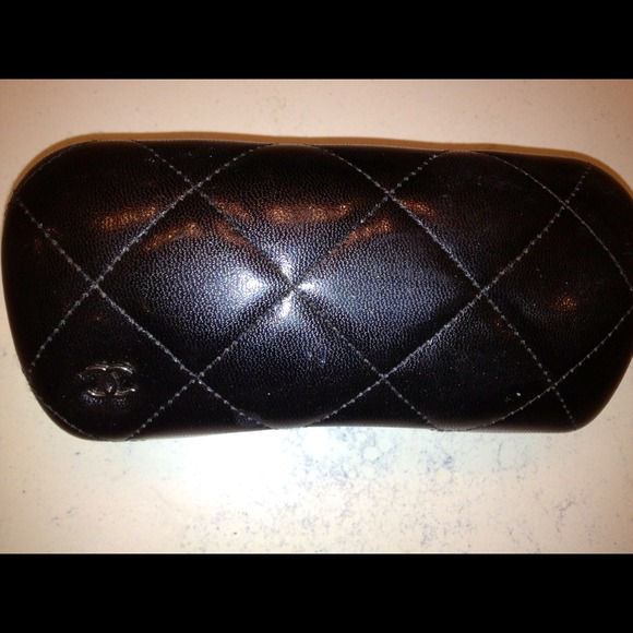 Authentic Chanel sunglasses case