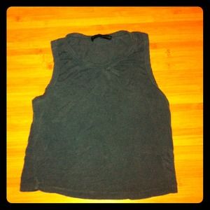 Brandy dark blue crop top