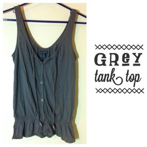 AMERICAN EAGLE Grey Tank Top Size SMALL