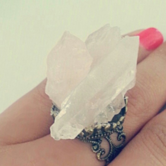 Mixed Quartz Ring