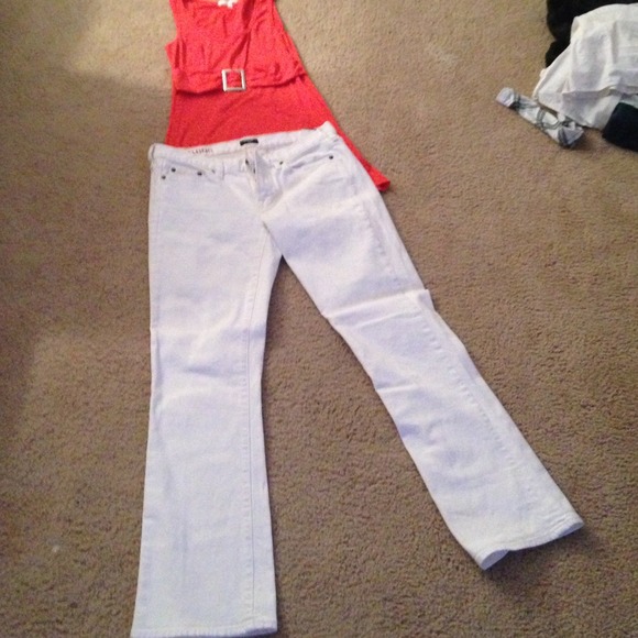 J.crew white jeans!