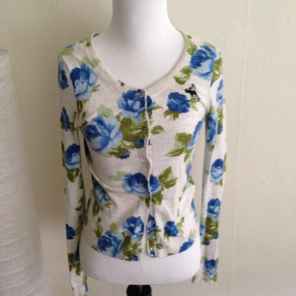 Abercrombie fine-knit cardigan