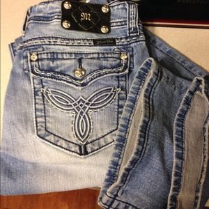 Light wash boot cut Miss Me jeans - Item # 5001