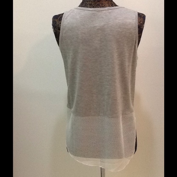 Modalistas Grey Fishnet Tank - Picture 2 of 2