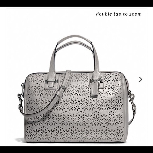 NEW TAYLOR EYELET LEATHER SATCHEL - Picture 1 of 3