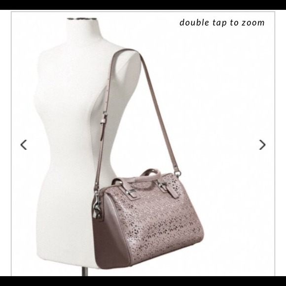 NEW TAYLOR EYELET LEATHER SATCHEL - Picture 2 of 3