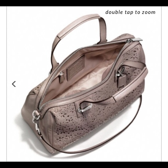 NEW TAYLOR EYELET LEATHER SATCHEL - Picture 3 of 3