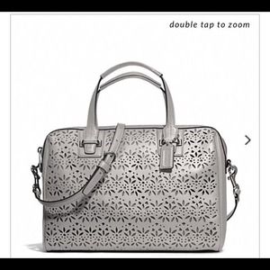 NEW TAYLOR EYELET LEATHER SATCHEL