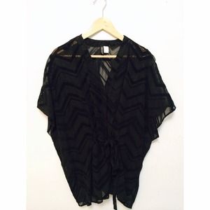 H&M belted blouse