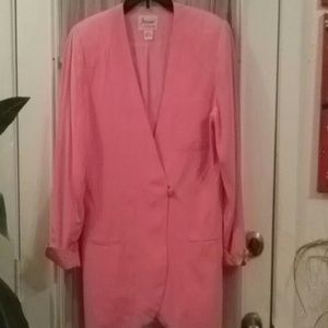Pink Boyfriend Blazer