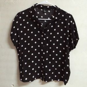 Forever21 Polka Dot Blouse