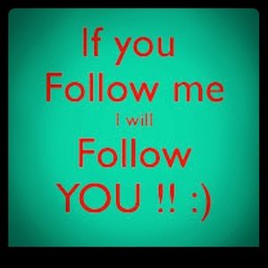 Hi!! Let's be friends,  follow me ;-)