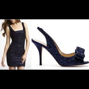 Express Midnight Blue Party Dress