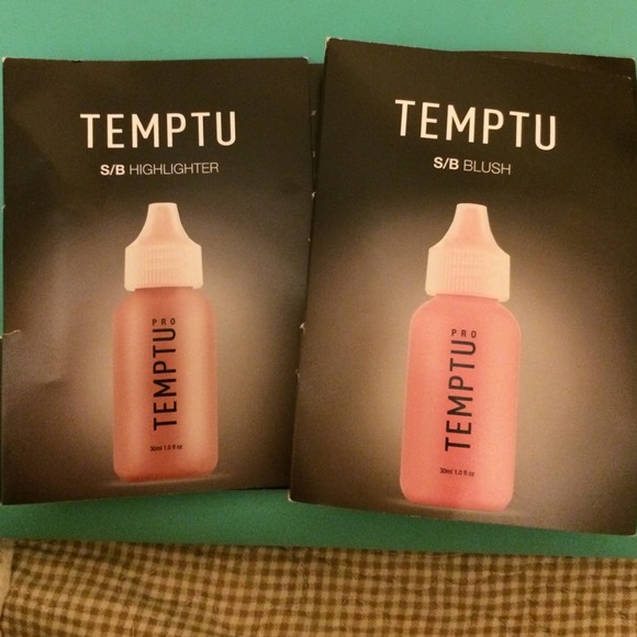 Temptu blush and highlighter