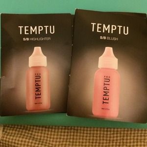 Temptu blush and highlighter