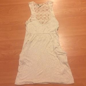 Racer back crochet dress