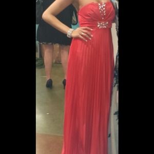 Red prom dress