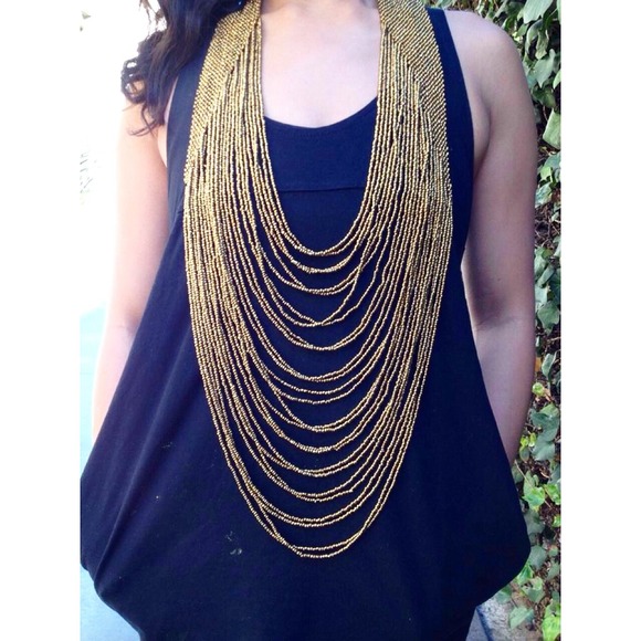 REDUCED!!! Handmade bead necklace - Picture 2 of 4