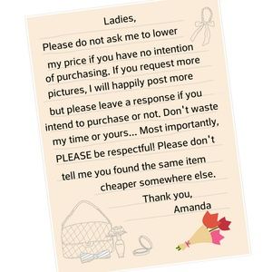 Please be respectful!