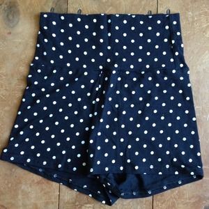 American Apparel Cotton Spandex High Waist Shorts