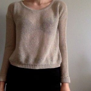 ❌❌SOLD❌❌ URBAN OUTFITTERS BEIGE SWEATER