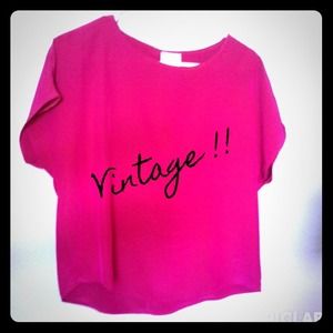 Vintage bright colored blouse