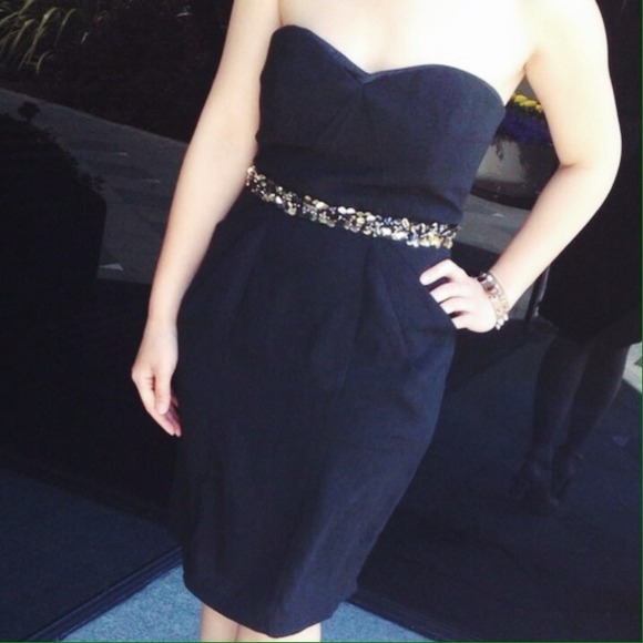 Little Black Dress Strapless LBD - Picture 2 of 4