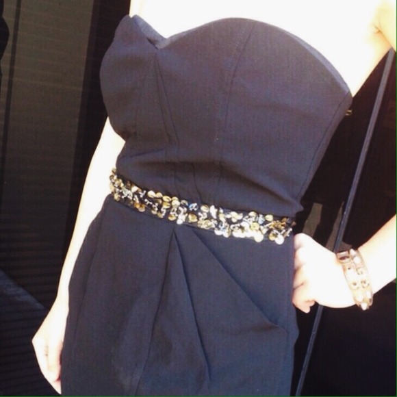 Little Black Dress Strapless LBD - Picture 4 of 4