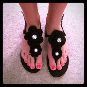 Coconuts Crochet Flower Sandal