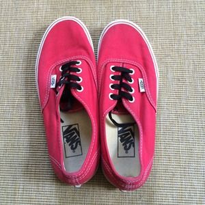 Reserved!!!! Vans Cherry Red