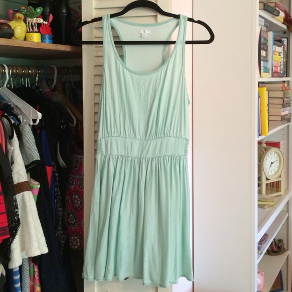 Mint blue halter dress from Nordstrom's BP