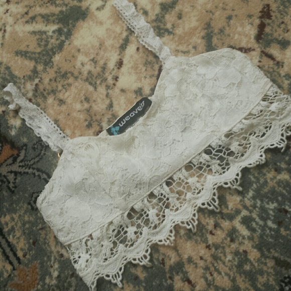 NWT Sexy lace crop top